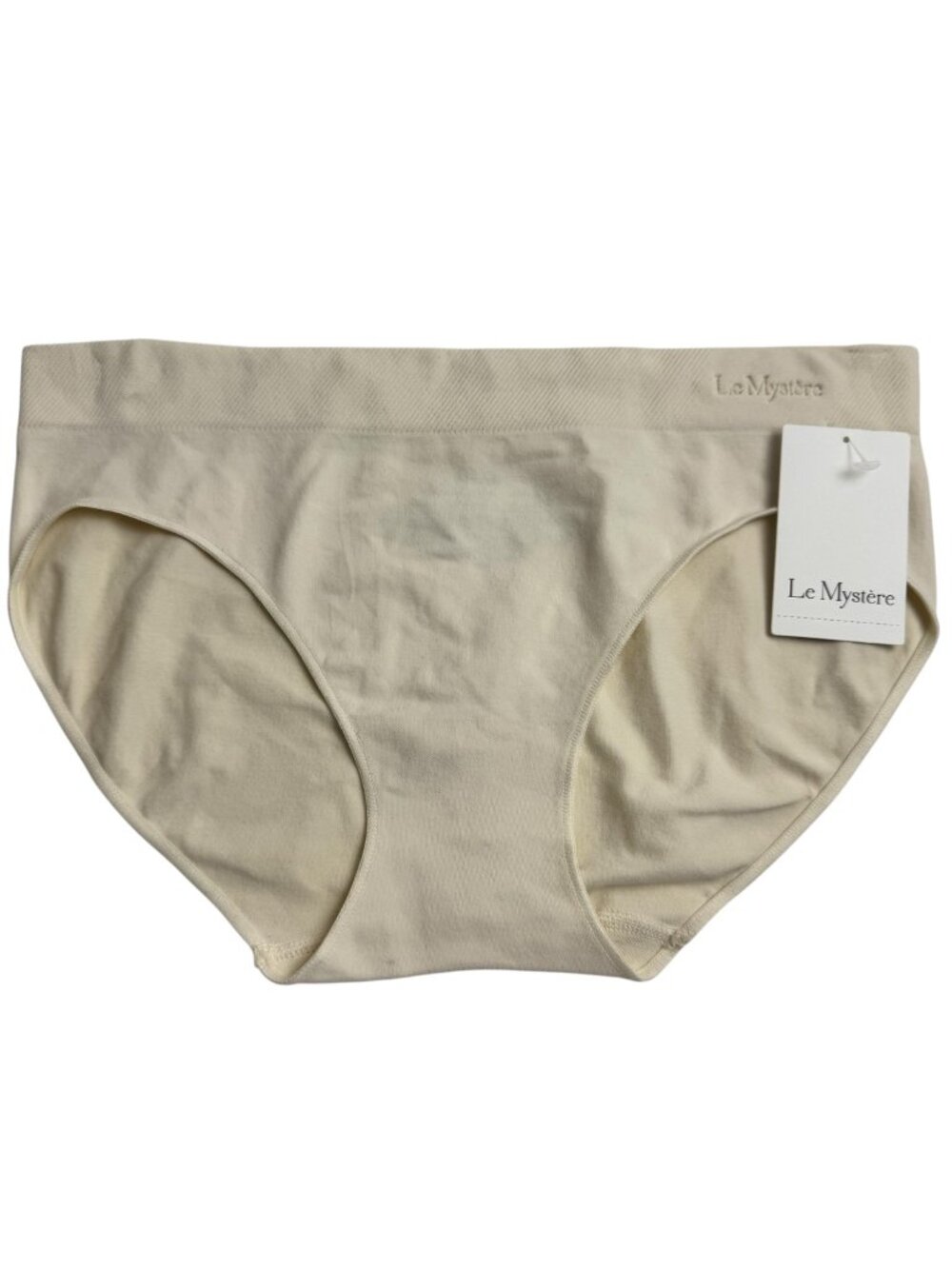 Le Mystere NEW Seamless Comfort Bikini Panties Size XL Papyrus Beige Neutral